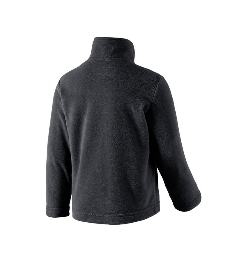 Tričká, pulóvre a košele: Flísový sveter e.s.trail, detské + čierna/acidová žltá 3