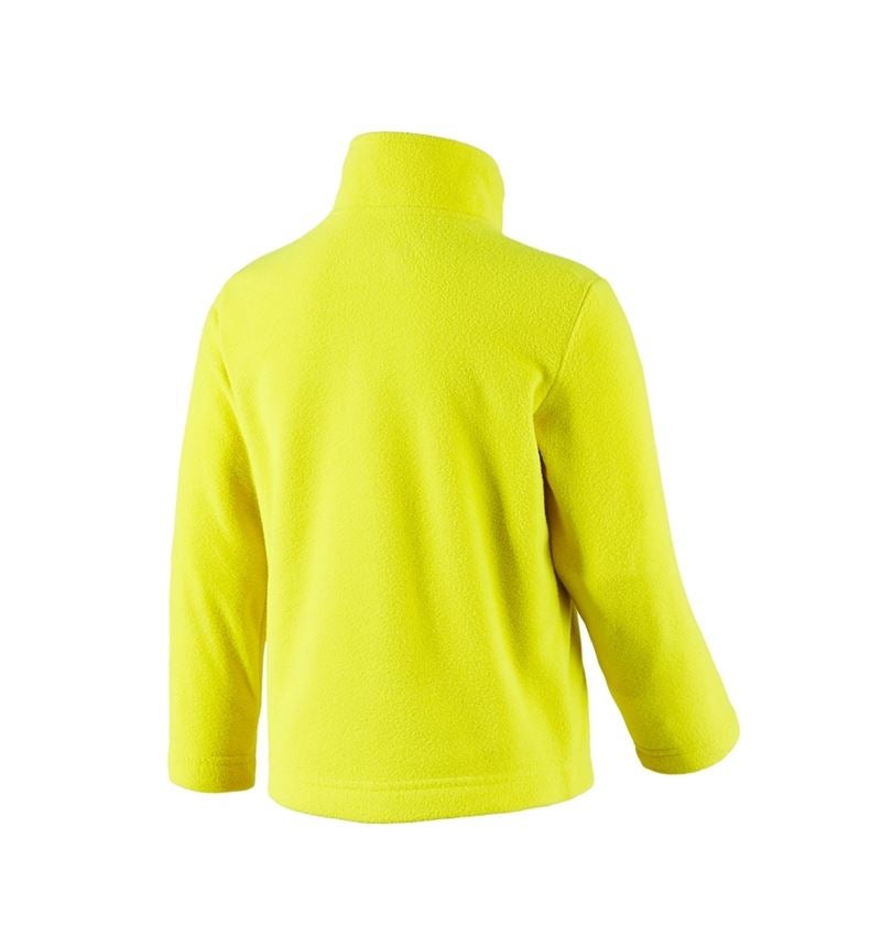 Tričká, pulóvre a košele: Flísový sveter e.s.trail, detské + acidová žltá/čierna 3