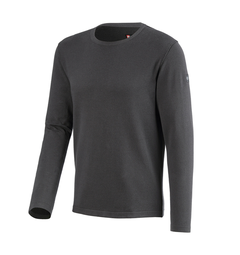 Témy: Úpletový sveter e.s.iconic + karbónová sivá 8