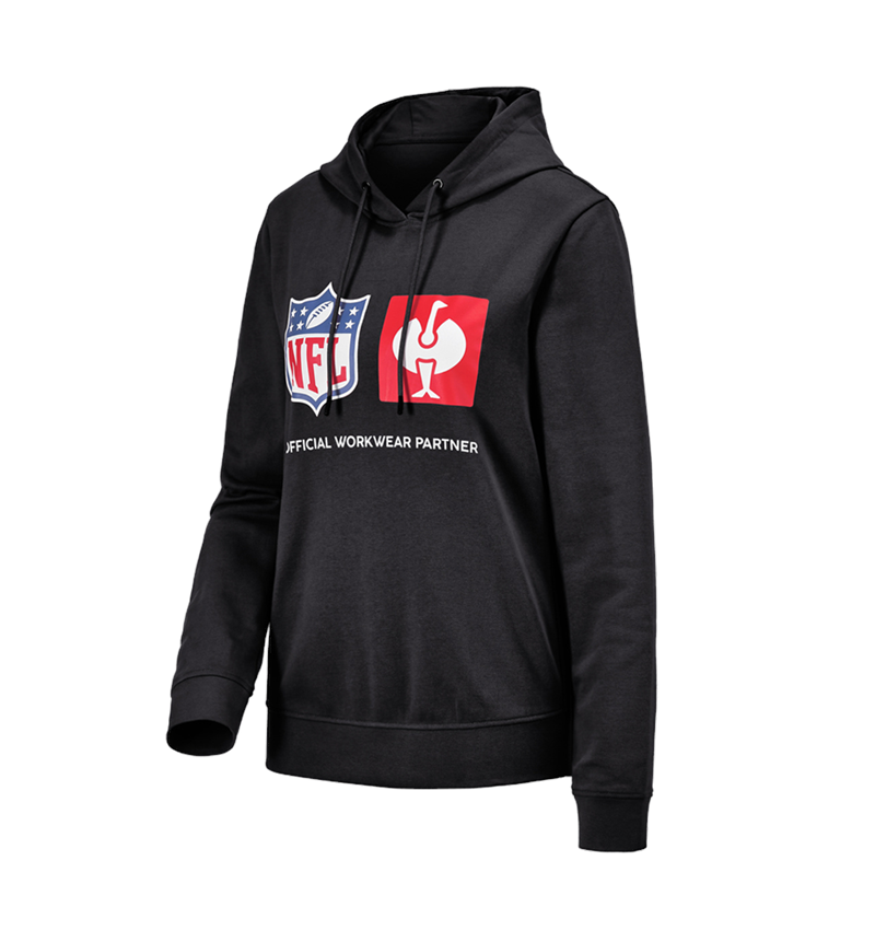 Spolupráce: NFL Hoodie cotton, ladies + čierna 2