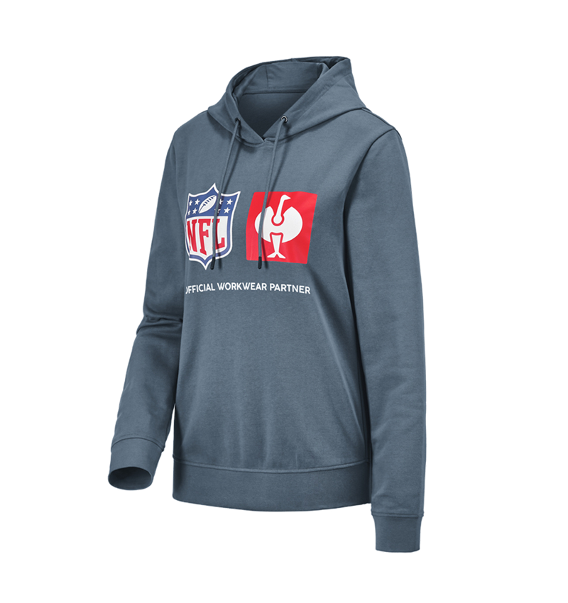 Spolupráce: NFL Hoodie cotton, ladies + oxidová modrá 2