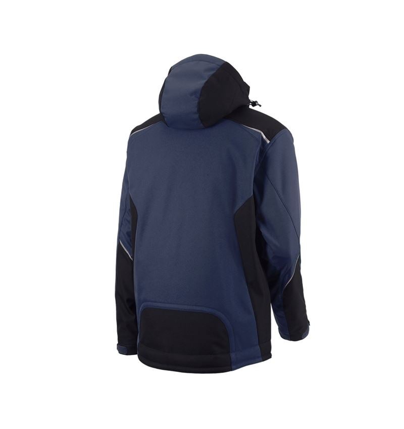 Studená: Softshellová bunda e.s.motion + tmavomodrá/čierna 3