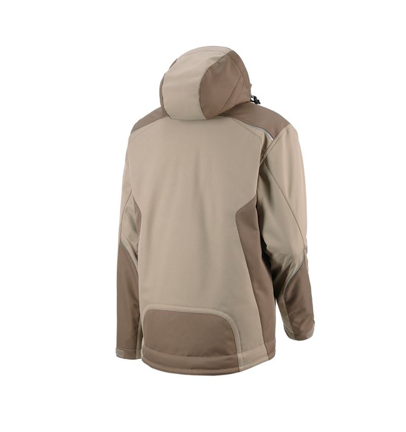 Studená: Softshellová bunda e.s.motion + hlinená/rašelina 3