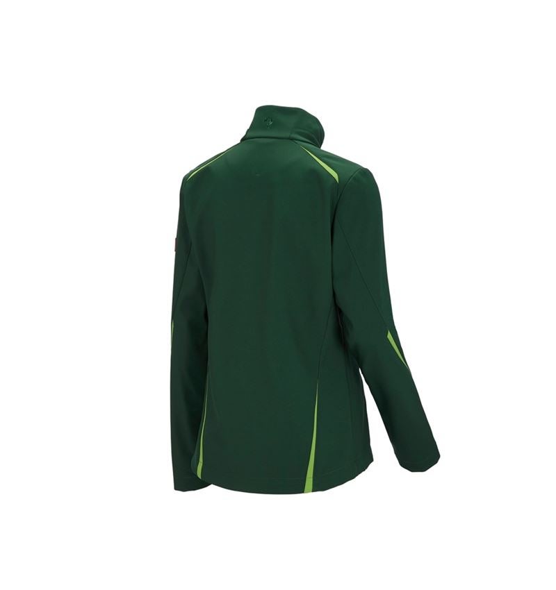 Pracovné bundy: Softshellová bunda e.s.motion 2020, dámska + zelená/morská zelená 3