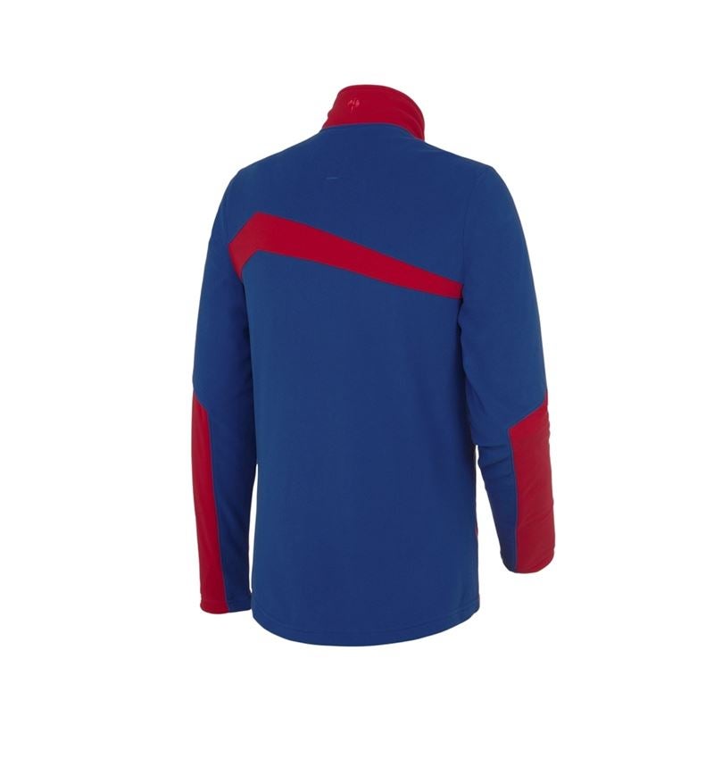 Studená: Flísová bunda e.s.motion 2020 + nevadzovo modrá/ohnivá červená 1