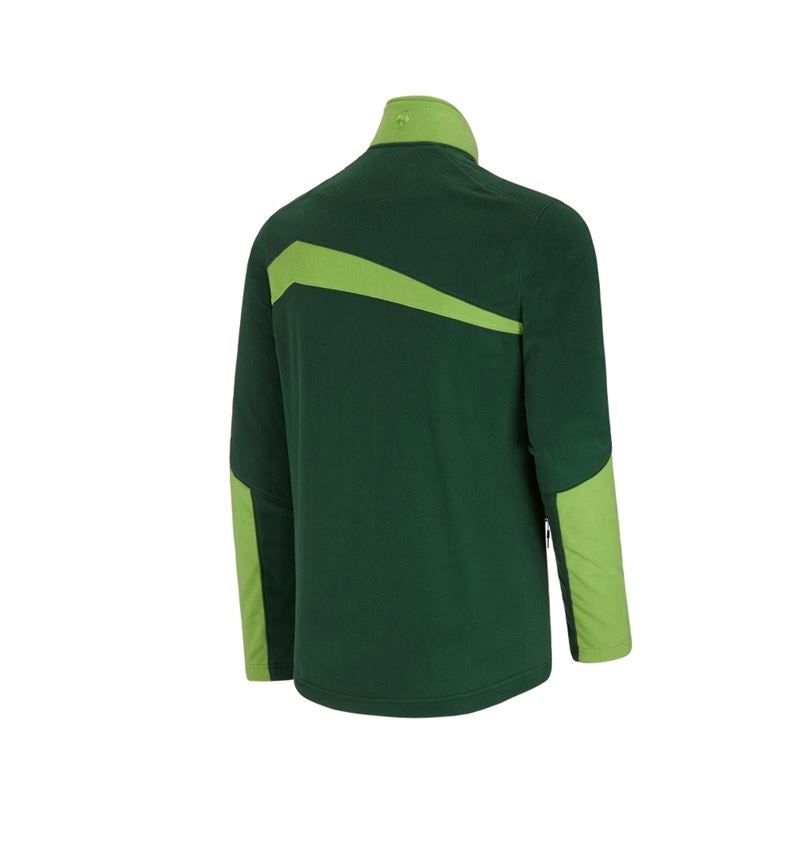 Pracovné bundy: Flísová bunda e.s.motion 2020 + zelená/morská zelená 3