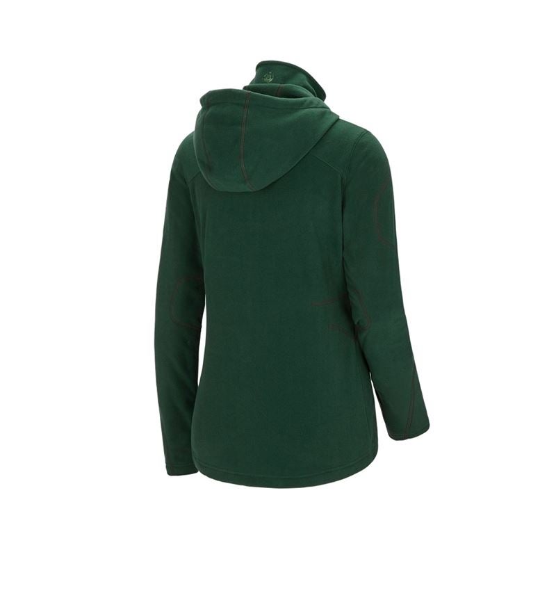 Pracovné bundy: Flísová bunda s kapucňou e.s.motion 2020, dámska + zelená 3