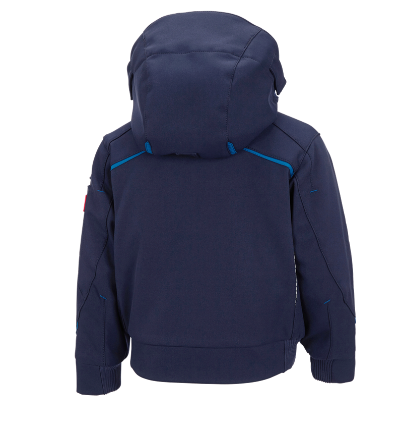 Studená: Zimná softshellová bunda e.s.motion 2020, detská + tmavomodrá/atolová 1
