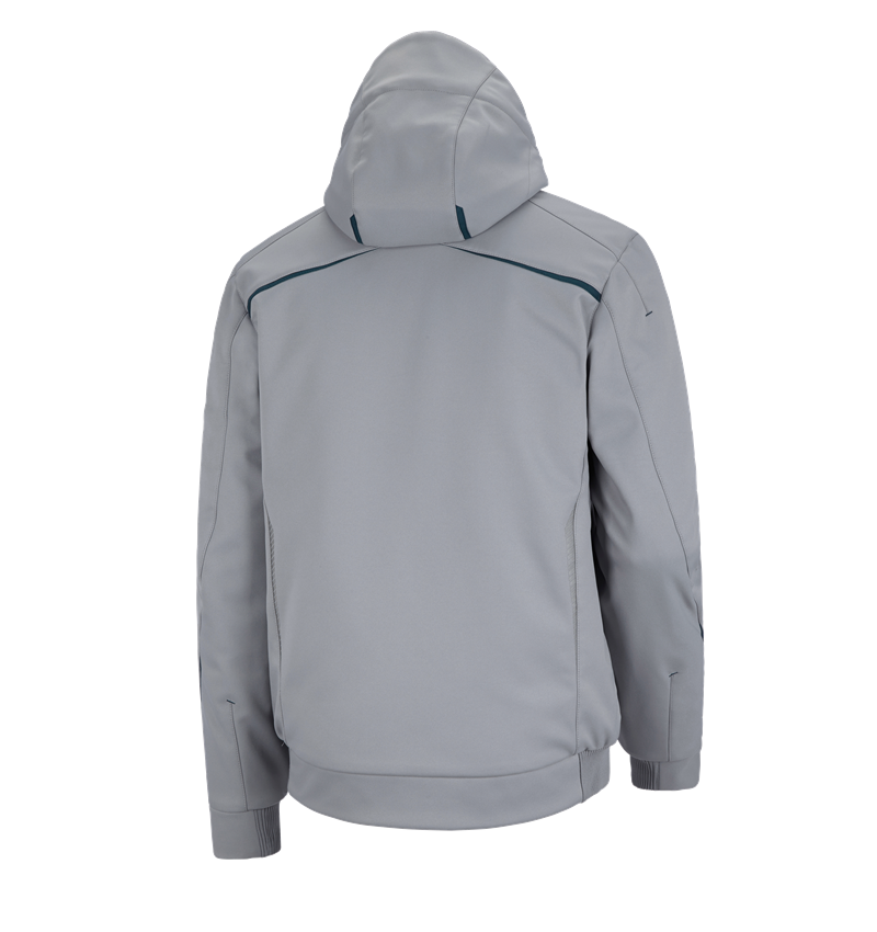 Studená: Zimná softshellová bunda e.s.motion 2020, pánska + platinová/morská modrá 3
