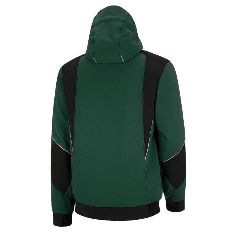 Pracovné bundy: Zimná funkčná bunda e.s.dynashield + zelená/čierna 3