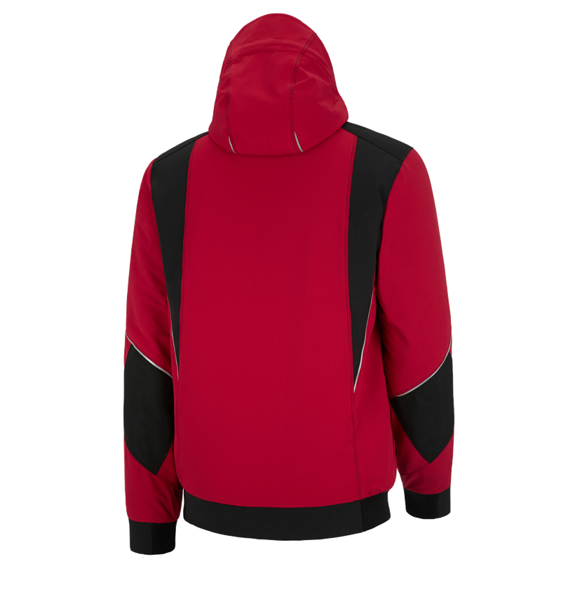 Témy: Zimná funkčná bunda e.s.dynashield + ohnivá červená/čierna 3