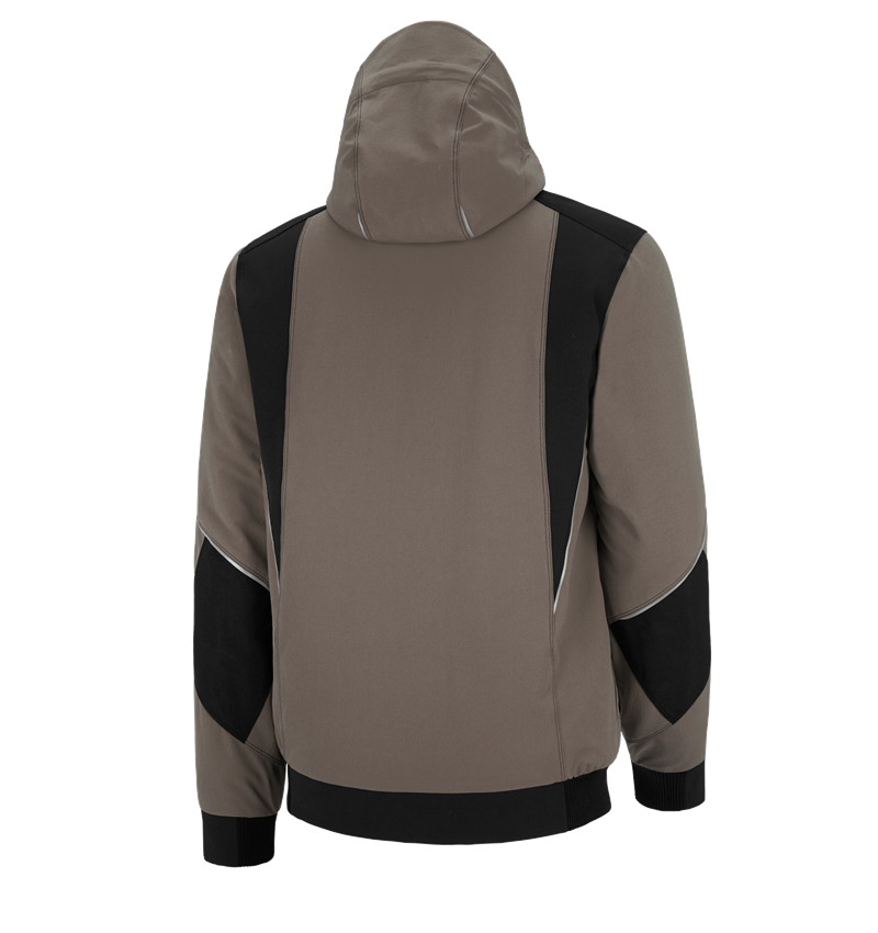 Studená: Zimná funkčná bunda e.s.dynashield + kamenná/čierna 3