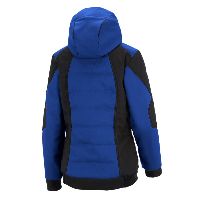 Témy: Zimná softshellová bunda e.s.vision, dámska + nevadzovo modrá/čierna 3