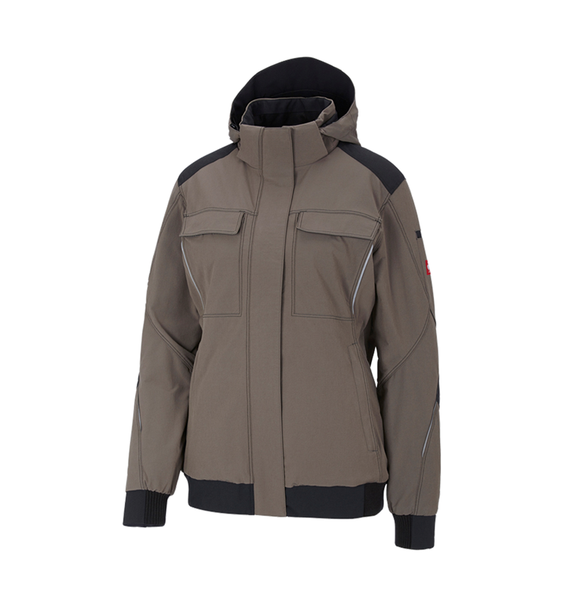 Pracovné bundy: Zimná funkčná bunda e.s.dynashield, dámska + kamenná/čierna 2
