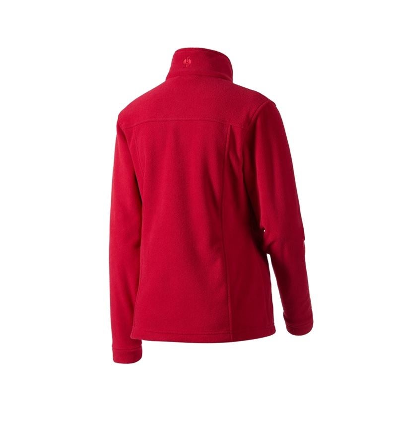 Studená: Dámska flísová bunda e.s.classic + červená 1