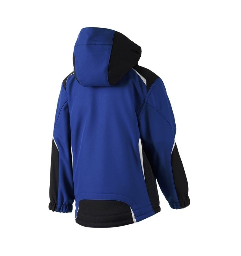 Bundy: Detská softshellová bunda e.s. motion + nevadzovo modrá/čierna 3