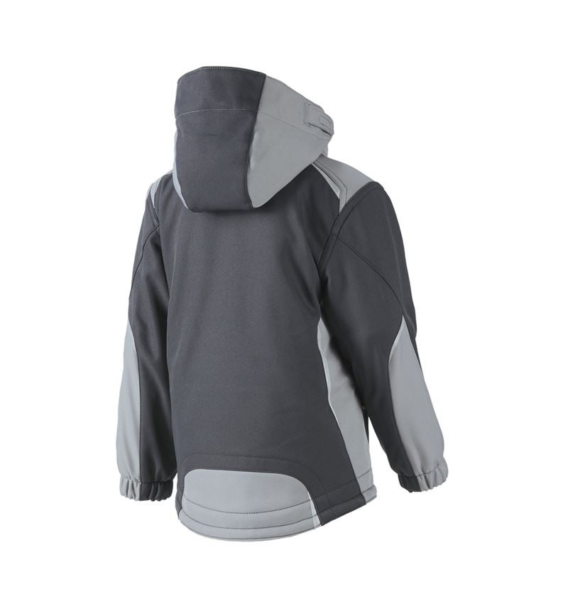 Studená: Detská softshellová bunda e.s. motion + grafitová/cementová 3