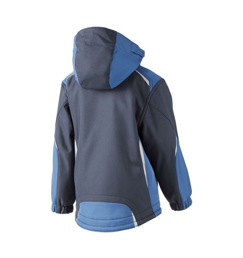 Bundy: Detská softshellová bunda e.s. motion + pacifická/kobaltová 3