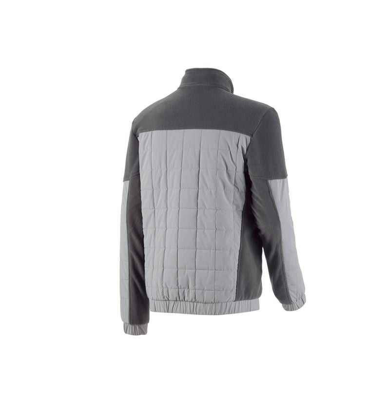 Pracovné bundy: Hybridná flísová bunda e.s.concrete + antracitová/perlová sivá 3