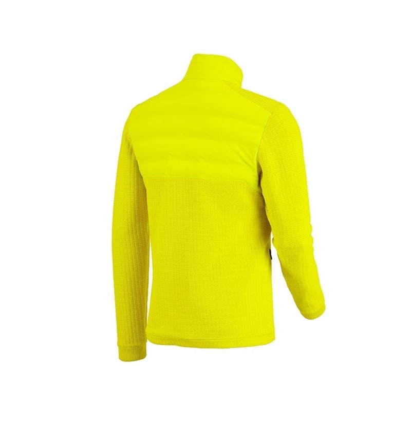 Pracovné bundy: Hybridná úpletová bunda e.s.trail + acidová žltá/čierna 3