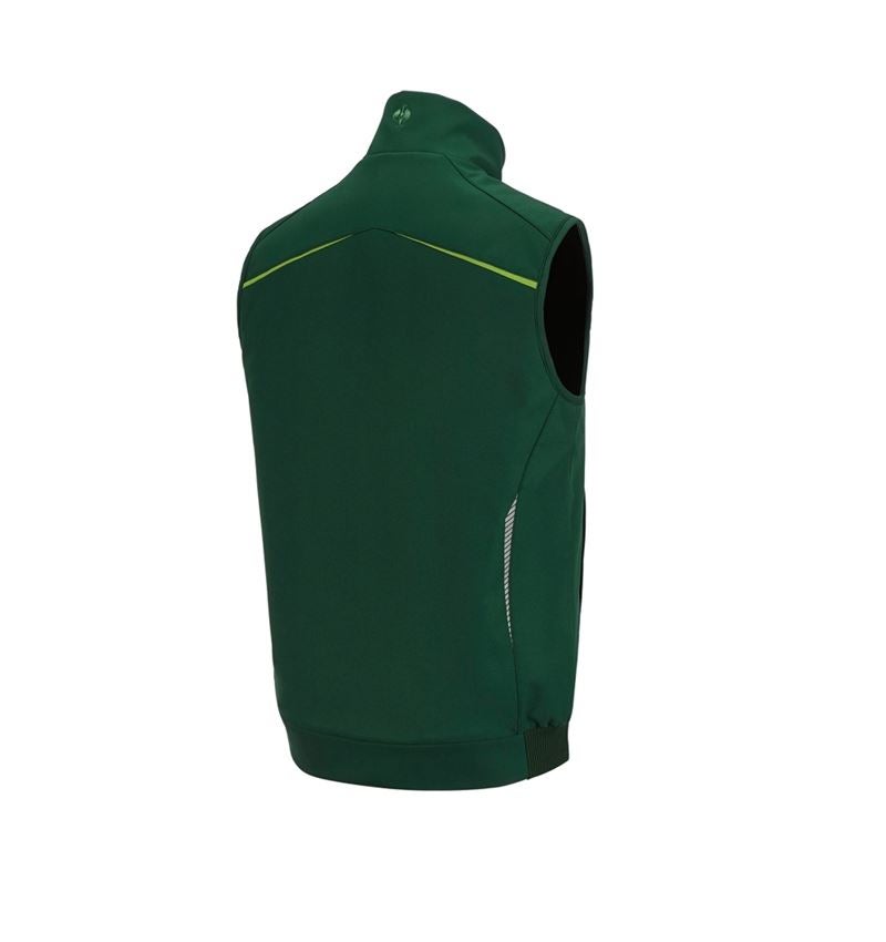 Vesty: Zimná softshellová vesta e.s.motion 2020 + zelená/morská zelená 3