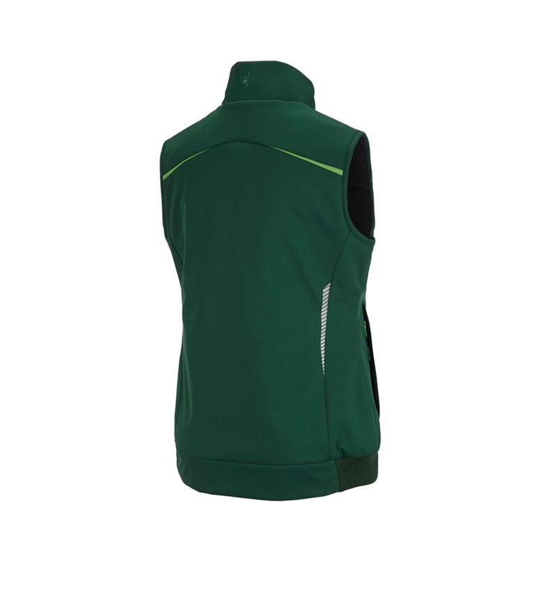 Vesty: Zimná softshellová vesta e.s.motion 2020, dámska + zelená/morská zelená 3