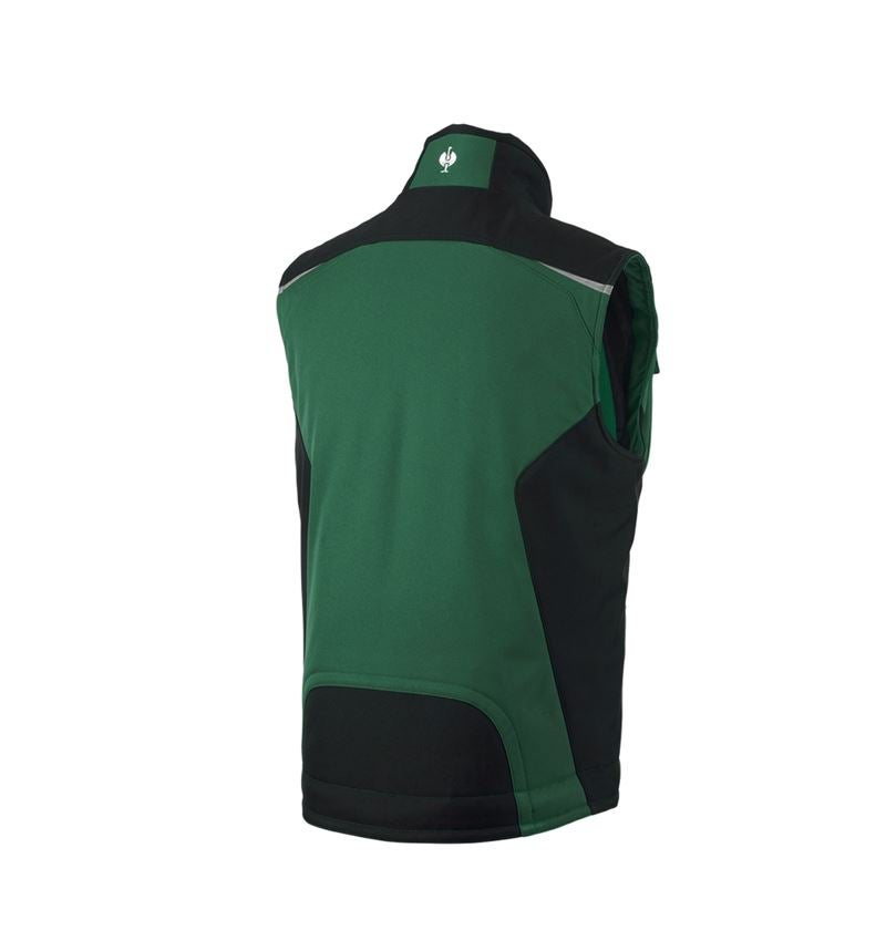 Studená: Softshellová vesta e.s.motion + zelená/čierna 3