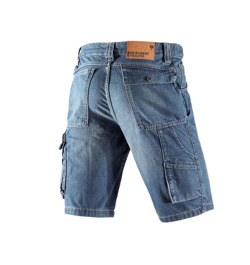 Témy: Pracovné džínsové šortky e.s. + stonewashed 3
