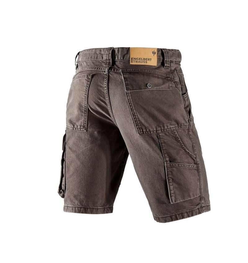 Pracovné nohavice: Pracovné džínsové šortky e.s. + gaštanová 1