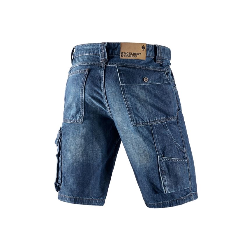 Témy: Pracovné džínsové šortky e.s. + darkwashed 3