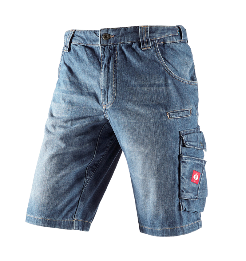 Témy: Pracovné džínsové šortky e.s. + stonewashed 2