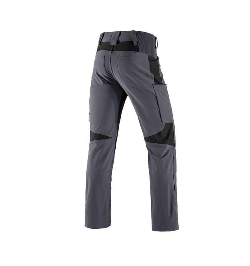 Pracovné nohavice: Cargo nohavice e.s.vision stretch, pánske + sivá/čierna 3