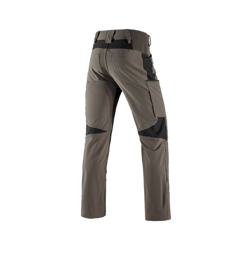 Pracovné nohavice: Cargo nohavice e.s.vision stretch, pánske + kamenná/čierna 3