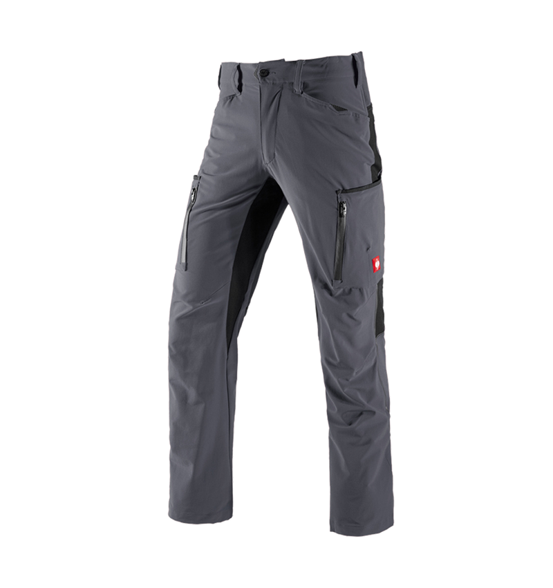 Pracovné nohavice: Cargo nohavice e.s.vision stretch, pánske + sivá/čierna 2