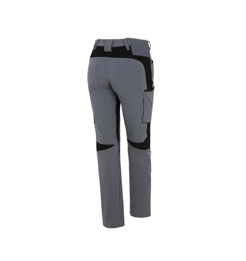 Pracovné nohavice: Cargo nohavice e.s.vision stretch, dámske + sivá/čierna 3