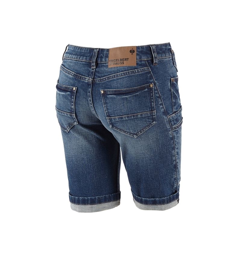 Pracovné nohavice: 7-vreckové džínsové šortky e.s., dámske + stonewashed 3