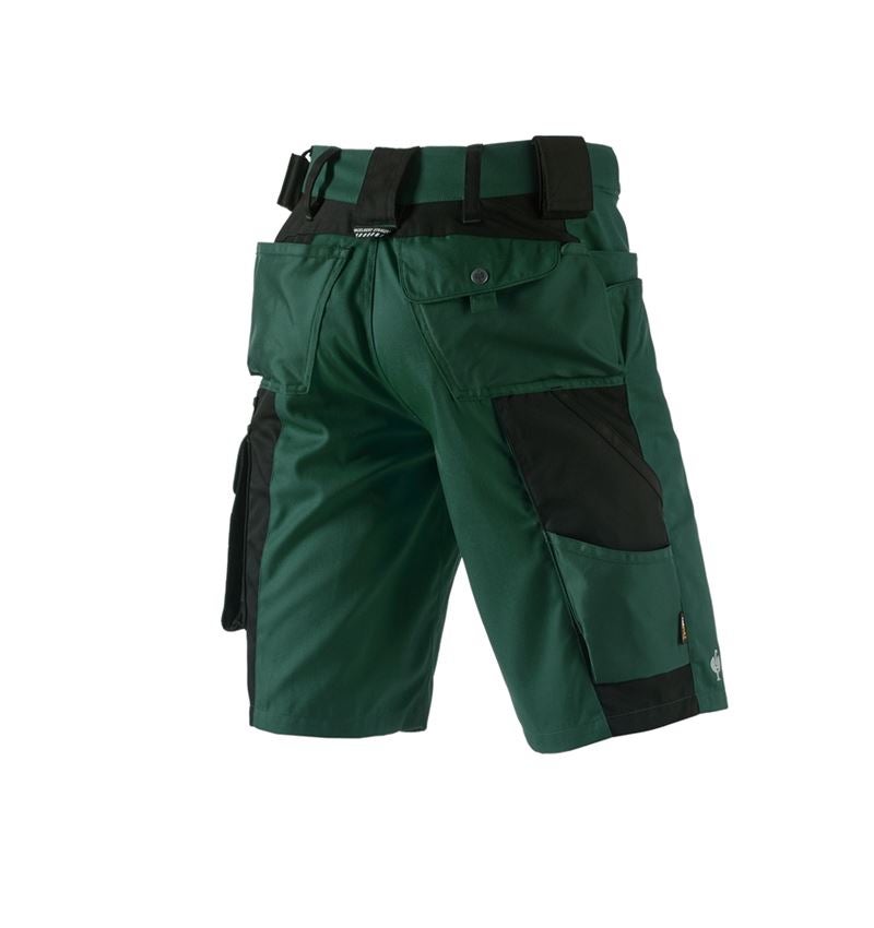 Pracovné nohavice: Šortky e.s.motion + zelená/čierna 3