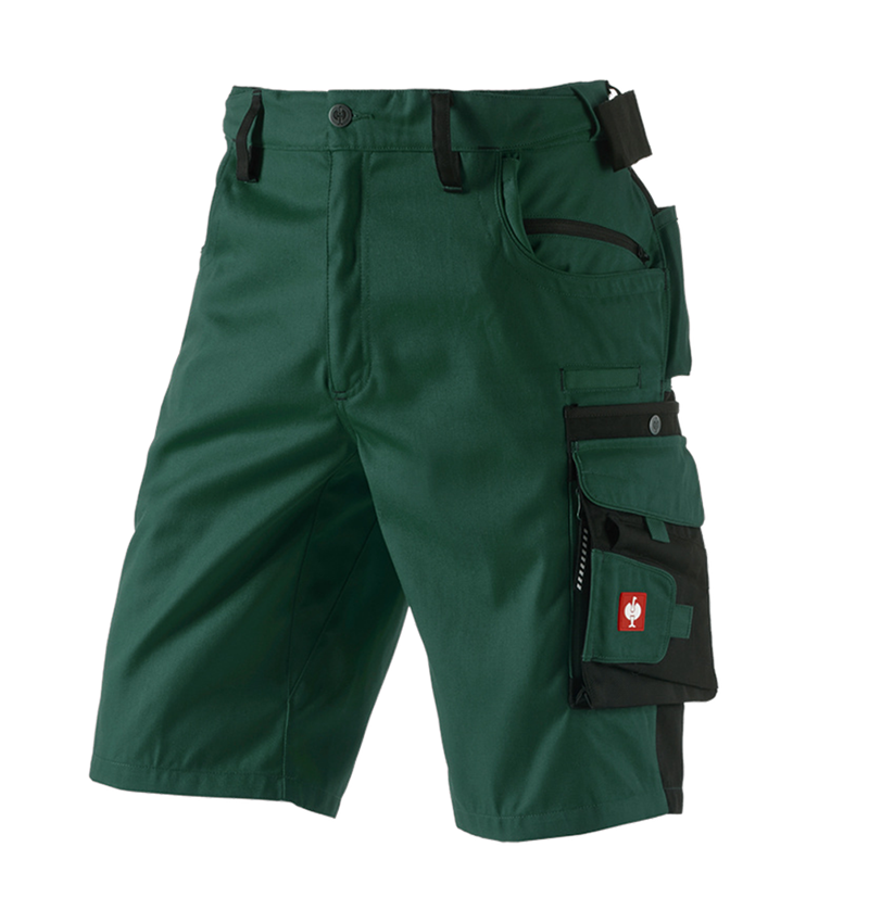Pracovné nohavice: Šortky e.s.motion + zelená/čierna 2
