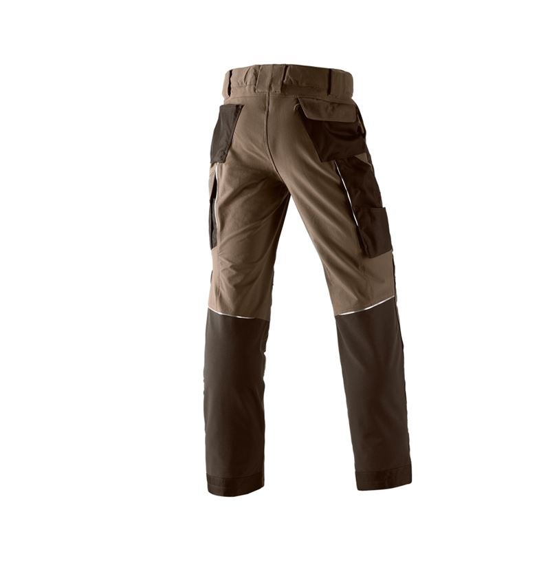Pracovné nohavice: Funkčné nohavice do pása e.s.dynashield + lieskový oriešok/gaštanová 2