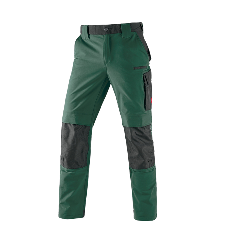 Pracovné nohavice: Funkčné nohavice do pása e.s.dynashield + zelená/čierna 2
