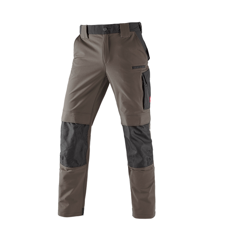 Pracovné nohavice: Funkčné nohavice do pása e.s.dynashield + kamenná/čierna 2