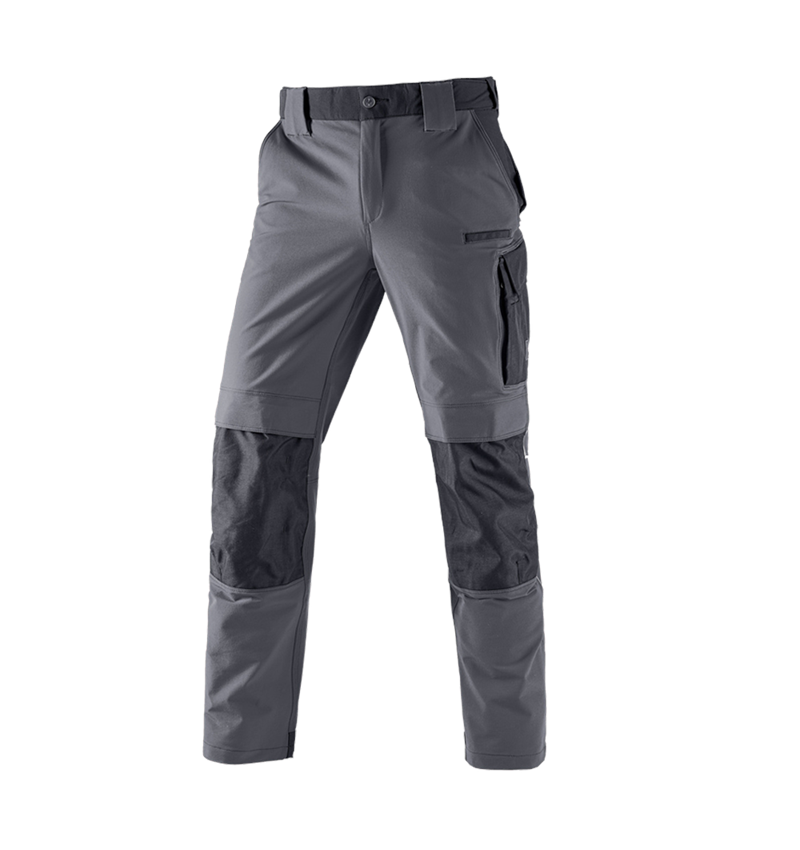 Inštalatér: Funkčné nohavice do pása e.s.dynashield + cementová/čierna 2