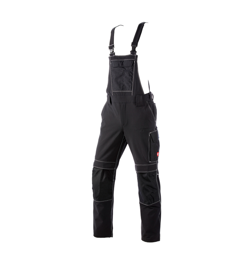 Pracovné nohavice: Funkčné nohavice s náprsenkou e.s.dynashield + čierna 2