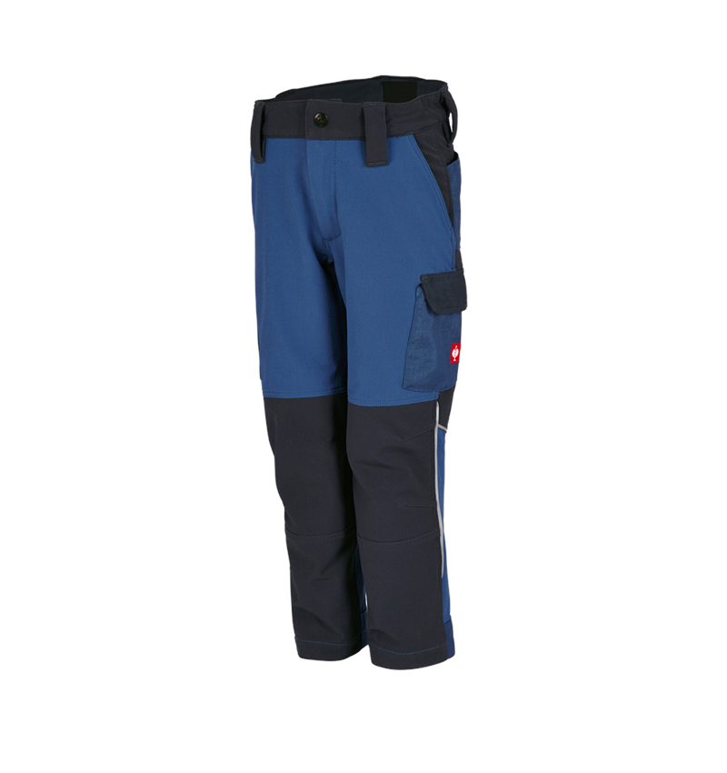 Nohavice: Funkčné cargo nohavice e.s.dynashield, detské + kobaltová/pacifická 2