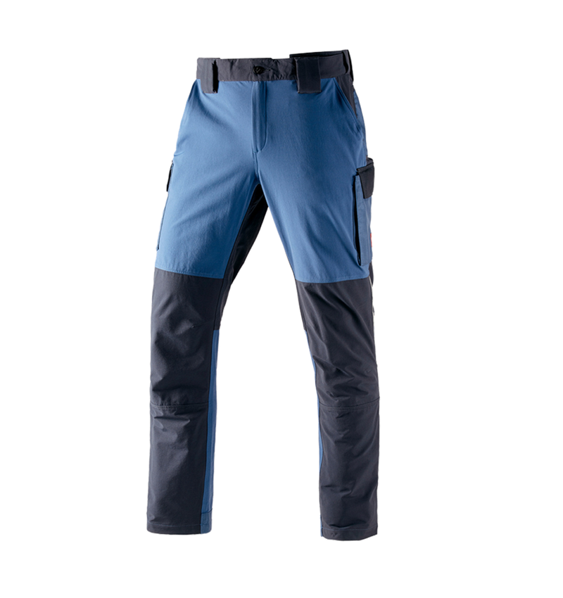 Pracovné nohavice: Funkčné cargo nohavice e.s.dynashield + kobaltová/pacifická 1