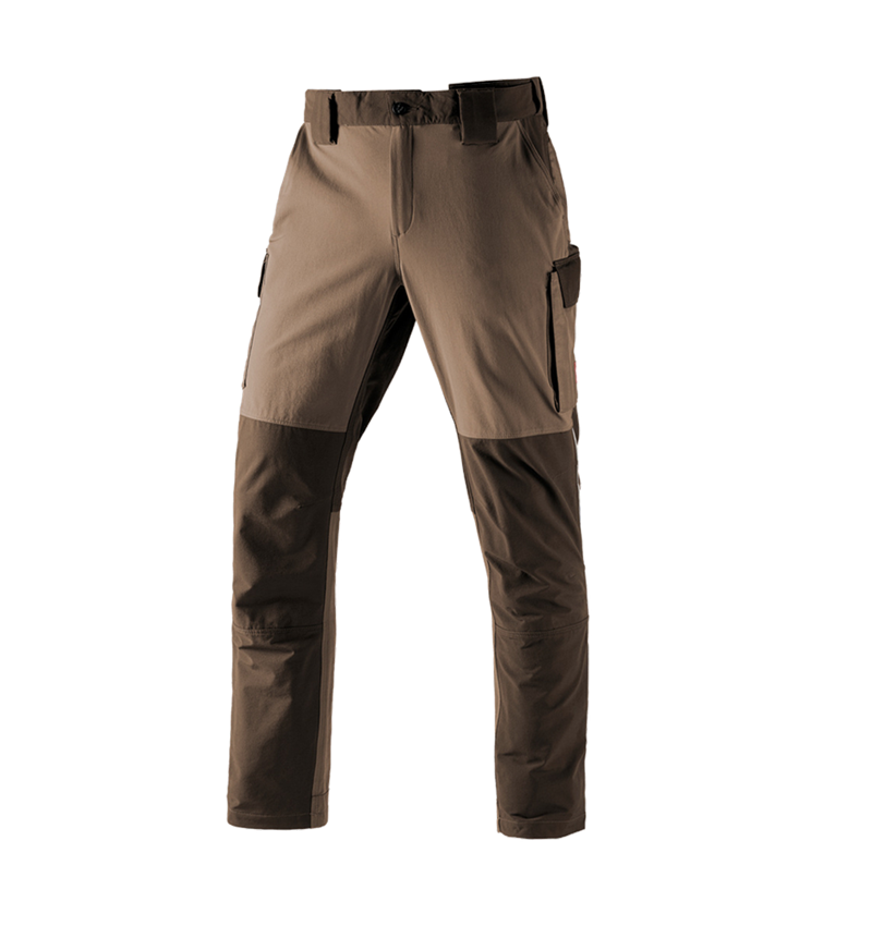 Pracovné nohavice: Funkčné cargo nohavice e.s.dynashield + lieskový oriešok/gaštanová 2