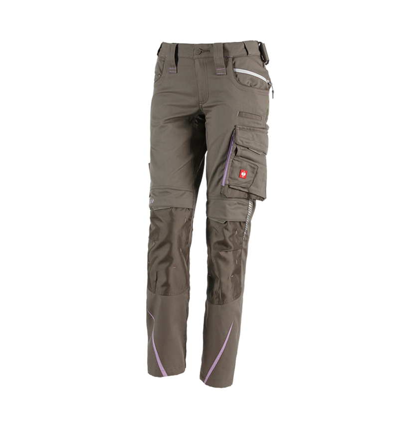 Pracovné nohavice: Dámske zimné nohavice e.s.motion 2020 + kamenná/levanduľová 2