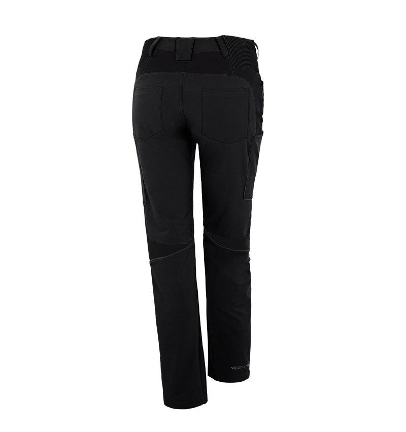 Pracovné nohavice: Zimné cargo nohavice e.s.vision stretch, dámske + čierna 1