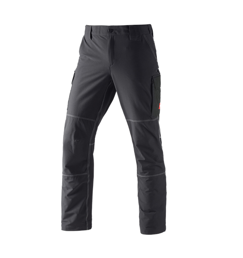 Studená: Zimné funkčné cargo nohavice e.s.dynashield + čierna