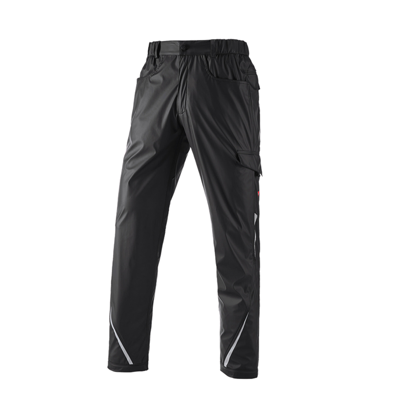 Pracovné nohavice: Nohavice do dažďa e.s.motion 2020 superflex + čierna/platinová 2